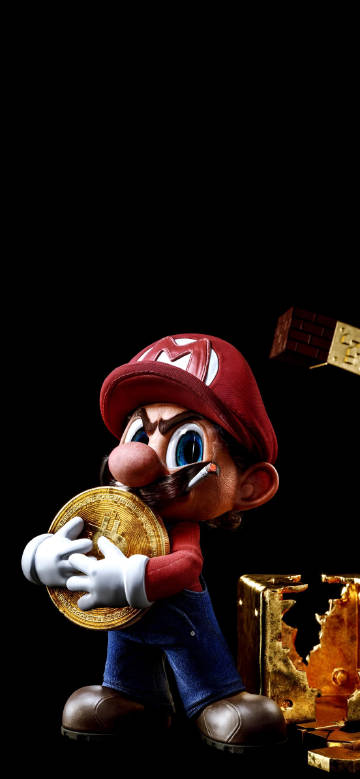 Super Mario 4k phone wallpaper