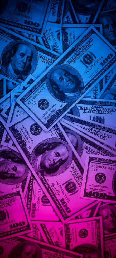 Piles of One Hundred Dollar Bills Wallpaper