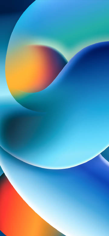 Abstract pattern with rich colors and soft shapes phone wallpaper
