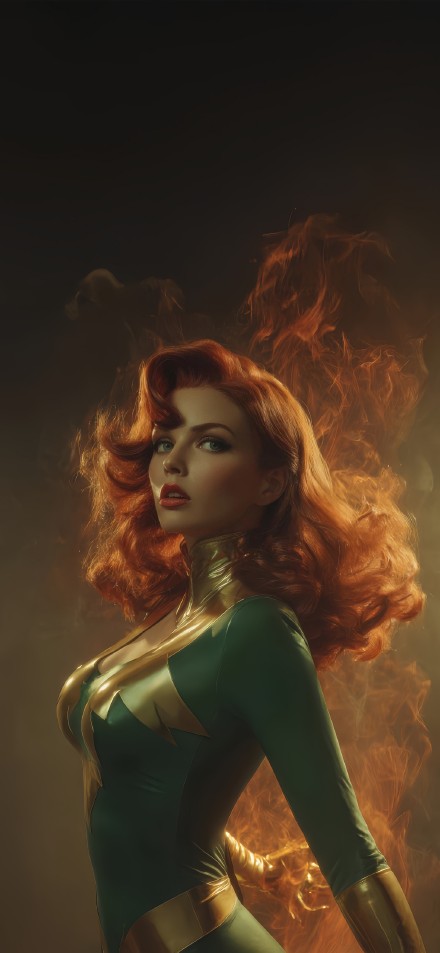 X-Men Jean Grey Dark Phoenix 4K Wallpaper