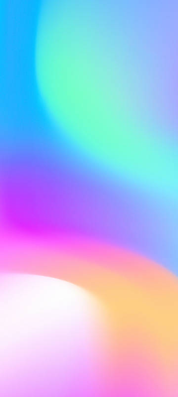 Soft color halo gradient background phone wallpaper