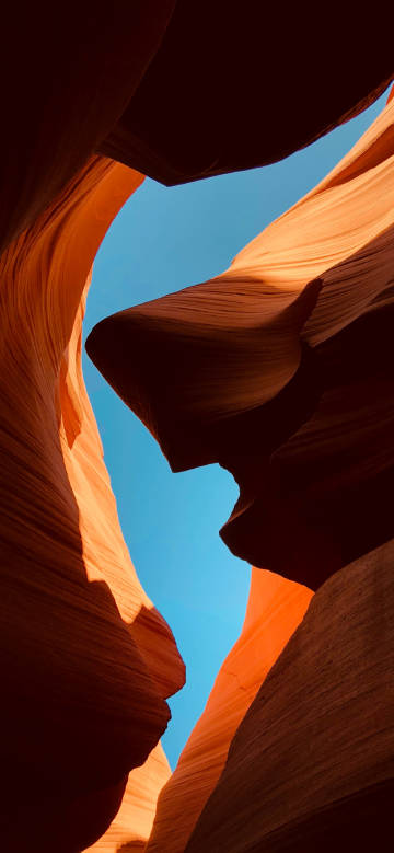 Magnificent rock formations in Antelope Canyon, USA