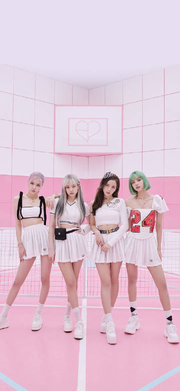 BLACKPINK "Ice Cream" MV Outfits 4K Phone Wallpaper