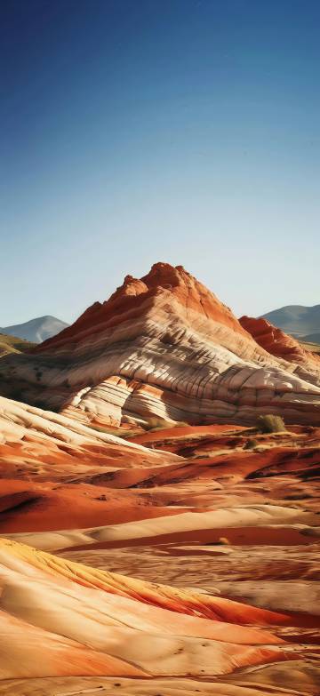 The Wave Rock Formations Aesthetic Wallpaper