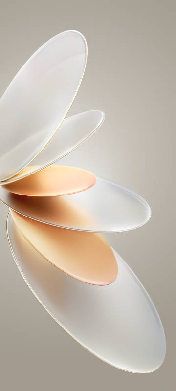 Orange abstract geometric simple phone wallpaper