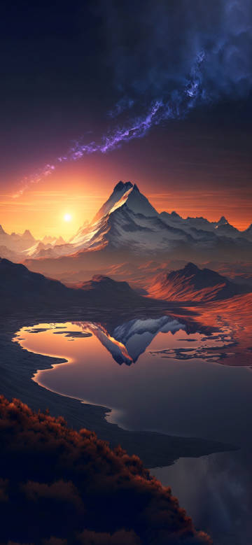 Dreamy natural scenery wallpaper