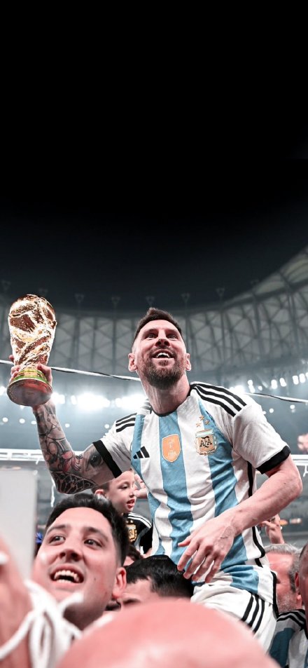 Lionel Messi Celebrating With The World Cup Trophy HD Wallpaper