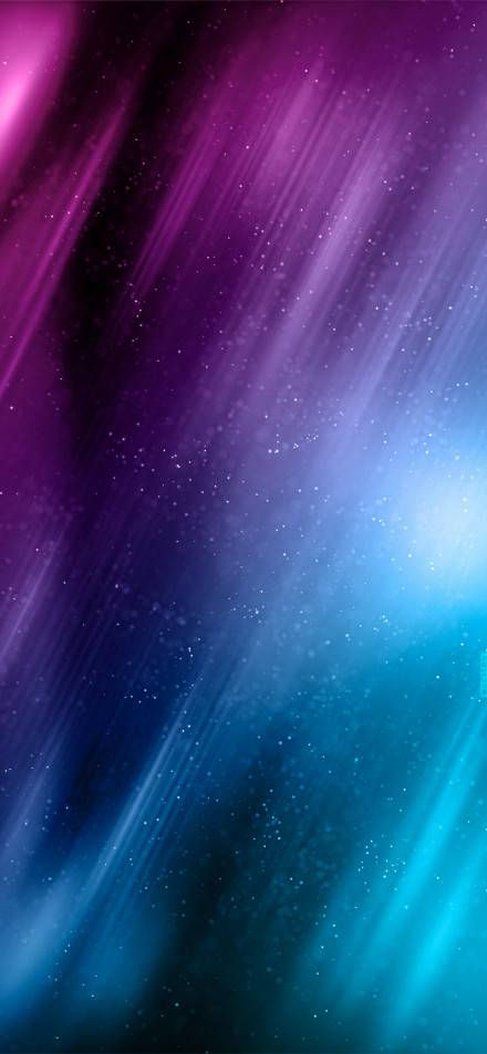 Dreamy flowing light of Purple-Blue interweaving