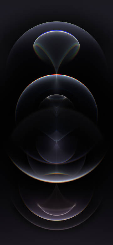 iPhone 12 Pro ​​​Resonance Space Gray Dark Wallpaper