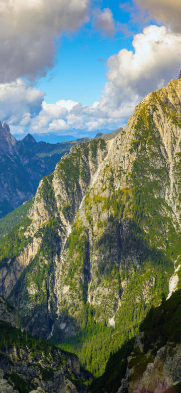 Dolomites majestic mountains 4k wallpaper
