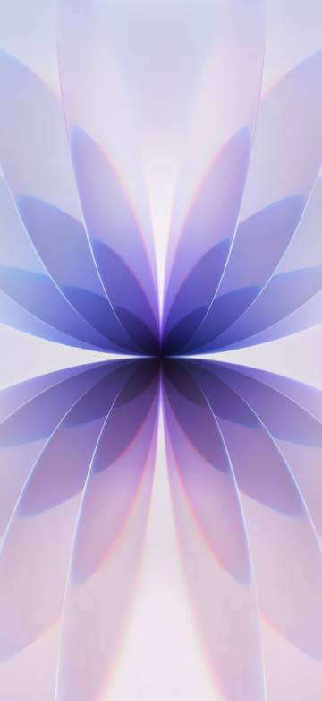 Iphone 17 Purple Kaleidoscope Floral Pattern 4K Wallpaper