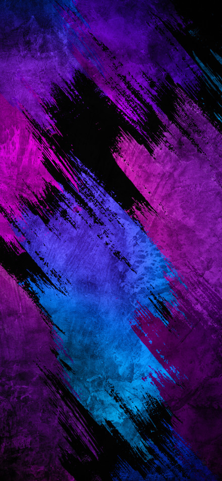 Abstract art with colorful brushstrokes phone wallpaper