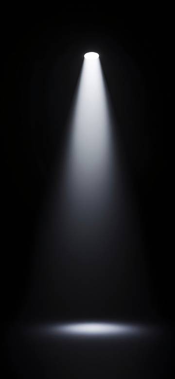 Spotlight Shining in Dark Room 4K Phone Wallpaper