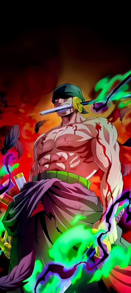 One Piece Zoro Power Surge Wallpaper 4K, 5K