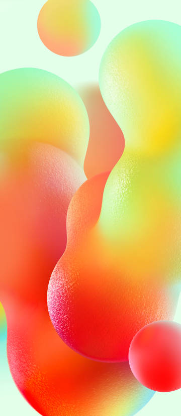 Infinix Zero 6 Dreamy Gradient Abstract Color Blocks phone wallpaper