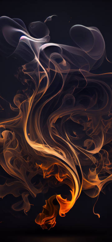 Elegant Smoke Swirls 4K Phone Wallpaper