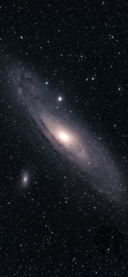 The magnificent Andromeda Galaxy in the universe