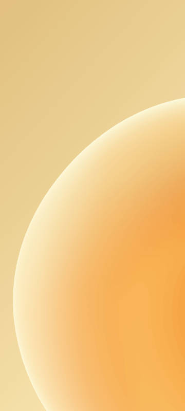 A Soft Light Orange Abstract Curve