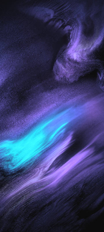 Blue-purple abstract flow phone wallpaper