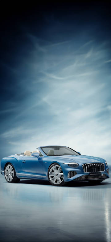 Bentley Continental GT Azure Convertible 2025 phone wallpaper