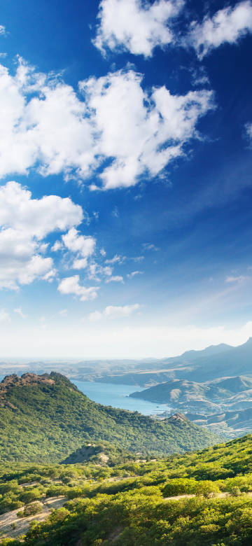 lake,hilll,Scenery