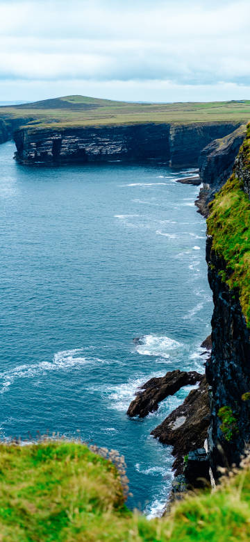 Spectacular cliffs of moher phone wallpaper
