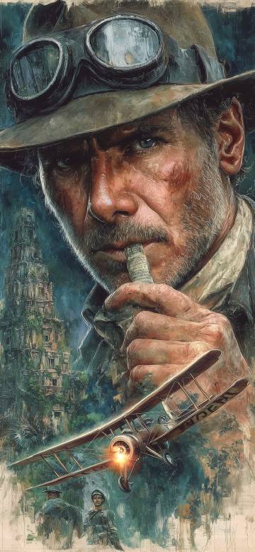 Indiana Jones Adventure Art Illustration Wallpaper