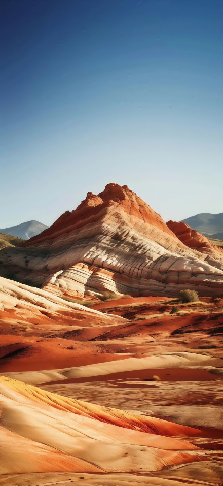 The Wave Rock Formations Aesthetic Wallpaper