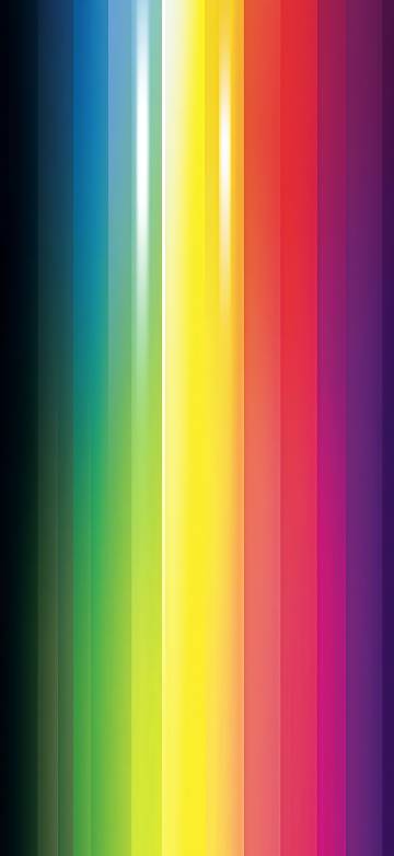 Gradient bands of brilliant colors phone wallpaper
