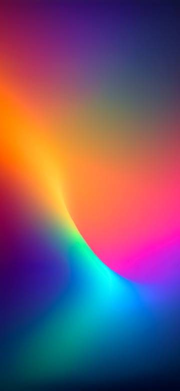 Vibrant Rainbow Gradient Wallpaper
