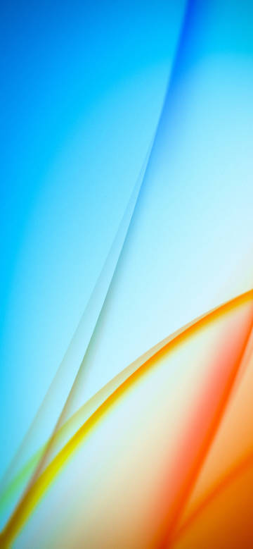 Smooth Blue and Orange Gradient 4K Wallpaper