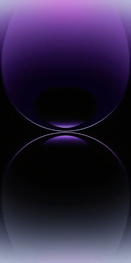 Apple iPhone 14 Deep Space Purple Abstract 4K Wallpaper