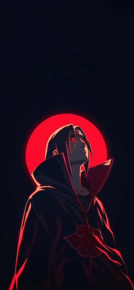 Uchiha Itachi black background