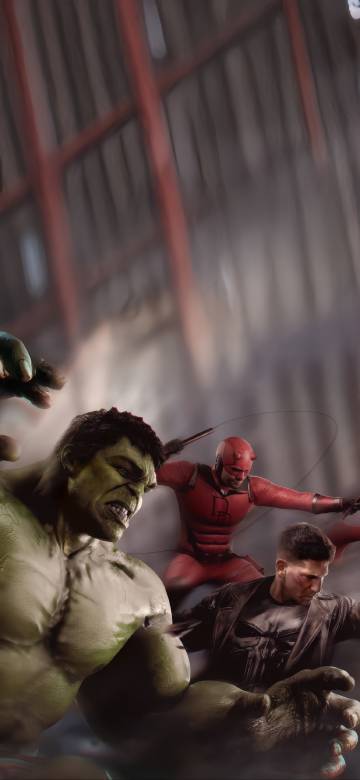 Marvel Hulk Daredevil Punisher Epic Wallpaper Marvel Hulk Daredevil Punisher Epic Wallpaper