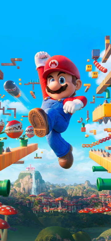 Mario Depth of Field 4K Wallpaper, Stunning Gaming Background