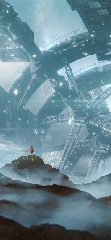 Firm stander in the future mist