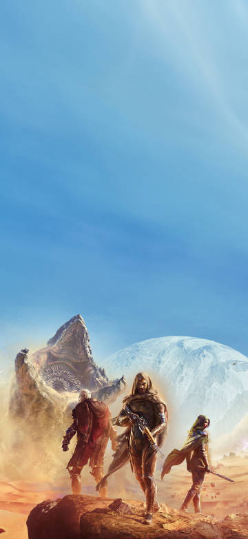Dune:Awakening Key Art phone wallpaper