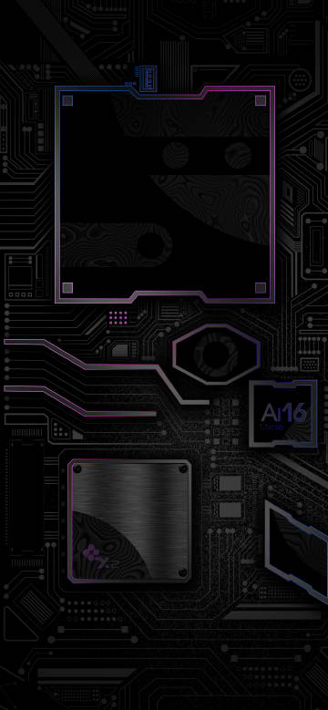 Glowing circuit black background phone wallpaper