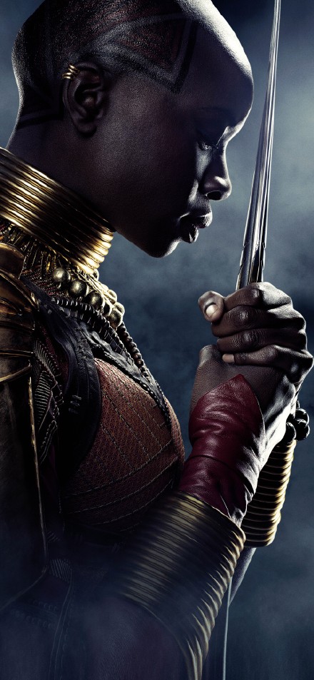 Okoye from Black Panther.