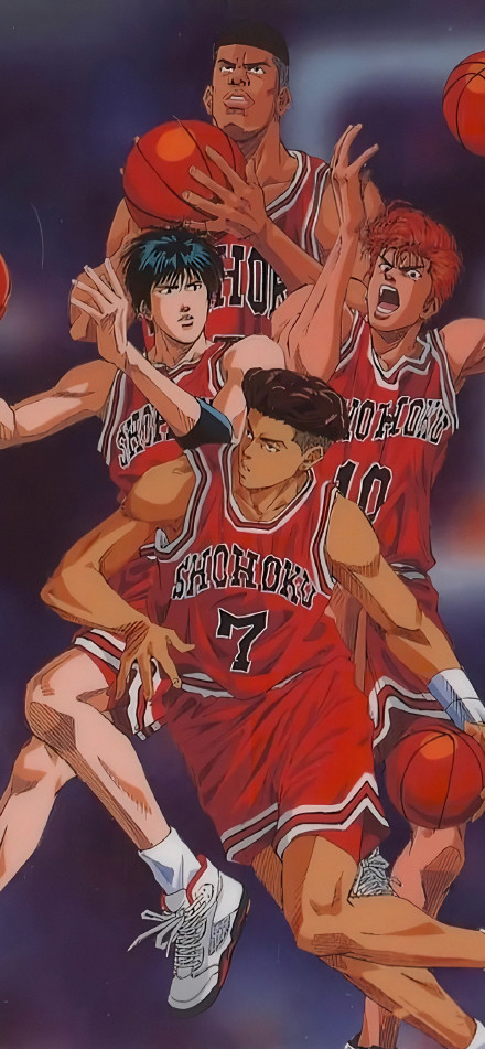 Cool Slam Dunk Anime 4K Wallpaper