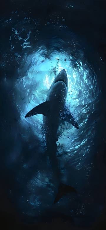 shark,fish,dark,ocean