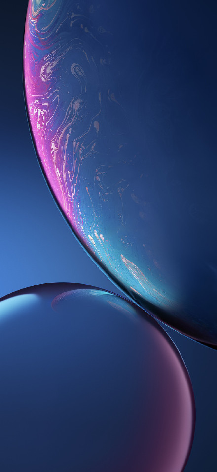 iPhone XR Blue and Pink Textured Wallpaper