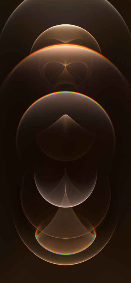 iPhone 12 Pro ​​​Resonance Gold Light Wallpaper