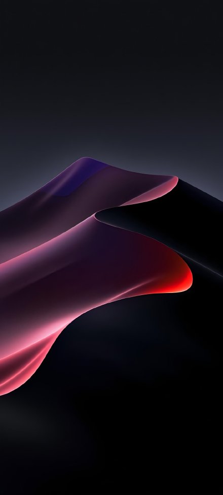 Minimalist Desert Glowing Red 4K Wallpaper