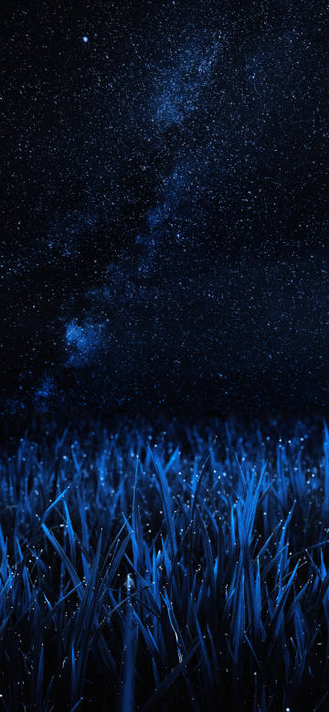 Dark starry sky phone wallpaper