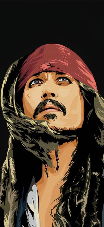 Captain Jack Sparrow cartoon character