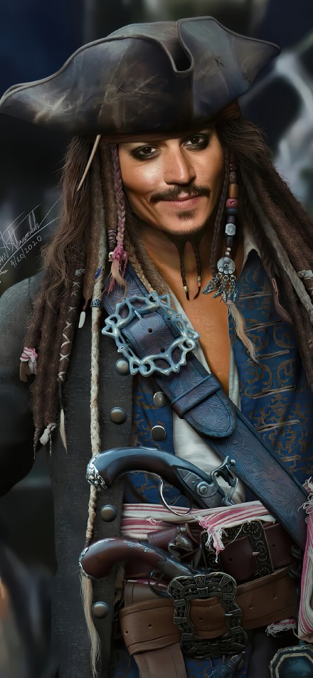 Pirates of the Caribbean Captain Jack Sparrow Wallpaper