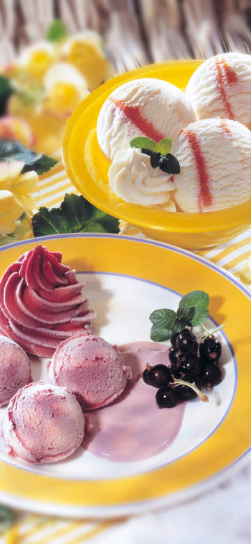 Summer delicious ice cream desserts phone wallpaper