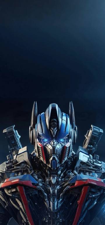 Transformers robot Optimus Prime close-up wallpaper