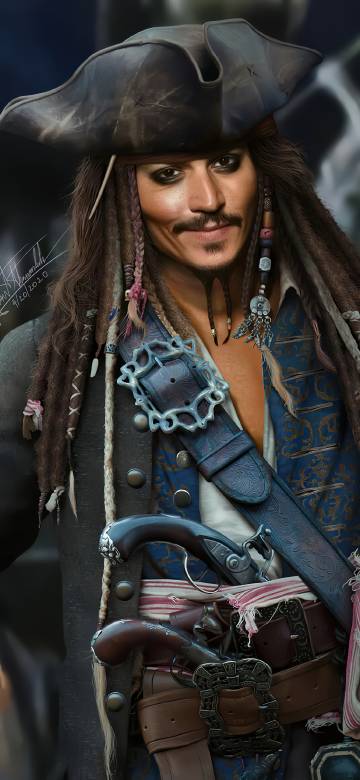 Pirates of the Caribbean Captain Jack Sparrow Wallpaper